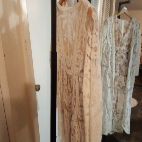 NEW NWOT BO HO.LONG LACE SMALL FESTIVAL COAT - Picture 4 of 13